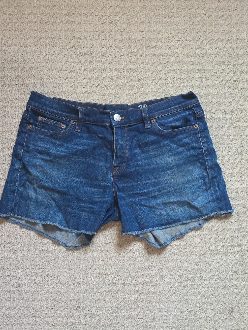 J. Crew Indigo Denim Shorts 4" Inseam Size 30